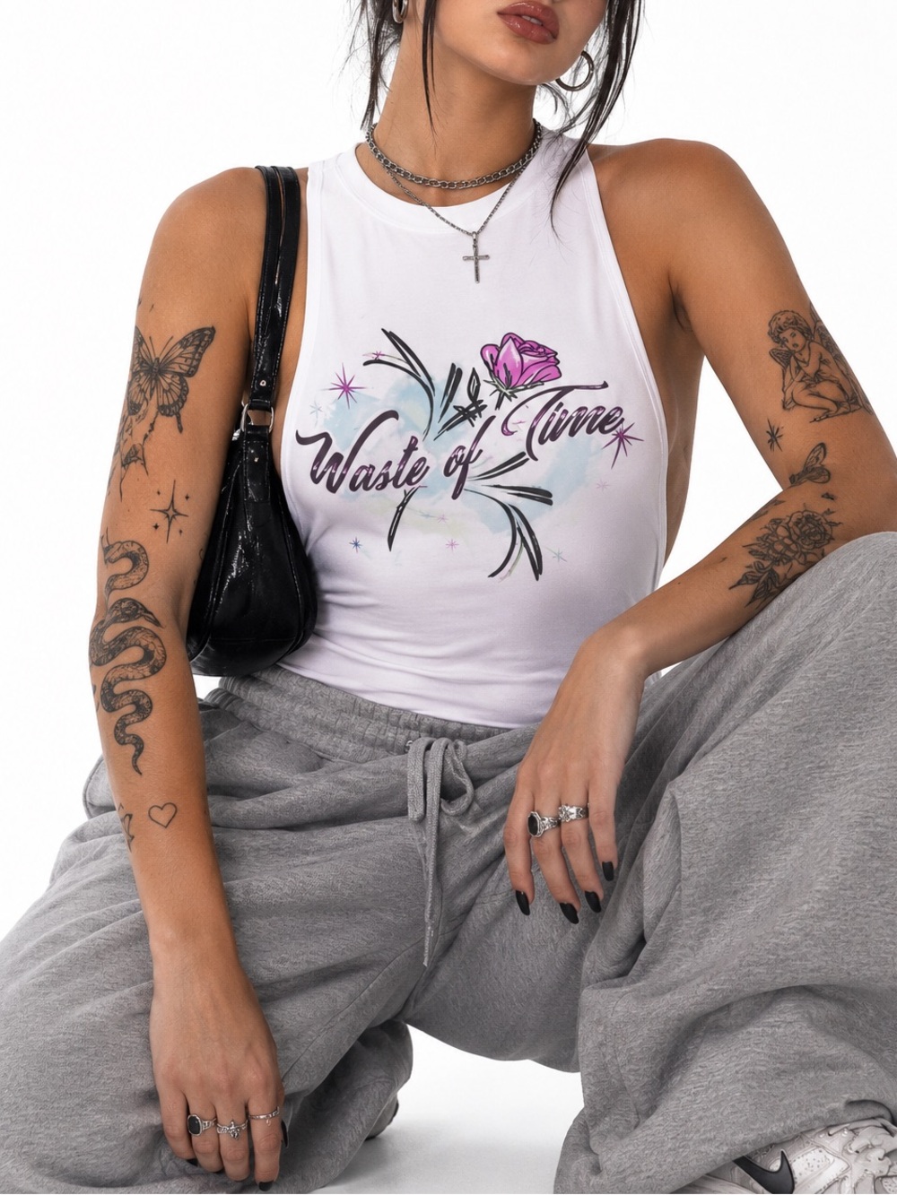 Urban Outfitters Bodysuit Top Small NWT Alt Girl Grungecore Baddie Y2K Grunge